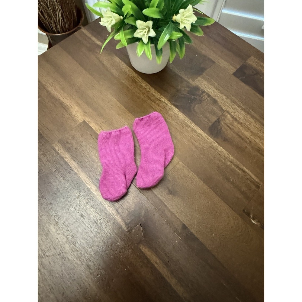 American Girl Doll pair of magenta socks pink socks